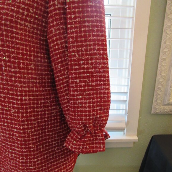 Red Voy Blouse - Medium - Picture 3 of 5